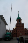 Утром 15 ноября в Тулу привезли шпиль для колокольни Успенского собора, Фото: 9