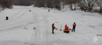 В Туле МЧС взорвали лёд на реке Дон: видео, Фото: 14