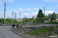 В Пролетарском округе Тулы продолжается асфальтирование дворов, Фото: 5
