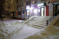 Вечерний снегопад, Фото: 1