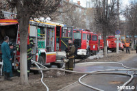 На ул. Николая Руднева в Туле загорелся двухэтажный дом, Фото: 7