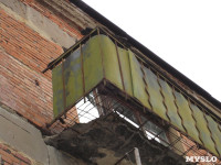 Обрушающийся балкон в Петелино, Тула, Фото: 6
