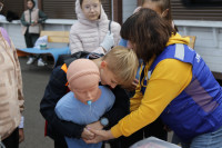 В Центральном парке Тулы школьников научили оказанию первой помощи, Фото: 9