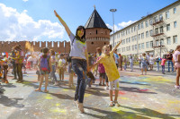 В Туле прошел фестиваль красок на Казанской набережной, Фото: 50