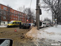 На ул. Кирова в Туле серьезная пробка из-за ДТП с Audi Q5, Фото: 5