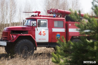 В Белевском районе провели учения по тушению лесных пожаров, Фото: 11