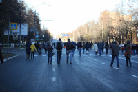 Третий этап эстафеты олимпийского огня: проспект Ленина, Фото: 34