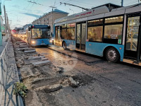 Пробка на проспекте Ленина, Фото: 6