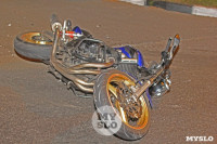 Мотоциклист «догнал» легковушку на ул. Рязанской в Туле, Фото: 8