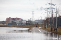 В Туле затопило Пролетарскую набережную, Фото: 18