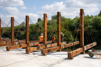 Строительство моста через Упу: фоторепортаж, Фото: 43