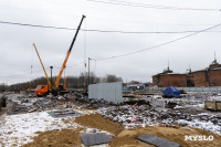 Как строят цех механического обезвоживания для очистных в Туле, Фото: 5