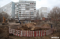 Провал грунта на ул. Майской в Туле, Фото: 9