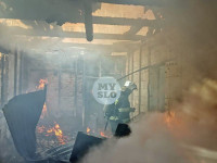 На ул. Баженова в Туле крупный пожар уничтожил жилой дом, Фото: 21
