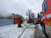 В Туле на ул. Фурманова загорелся частный дом, Фото: 5