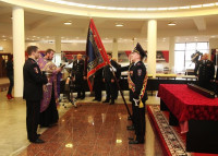 В Туле прошла церемония крепления к древку полотнища знамени регионального УМВД, Фото: 7