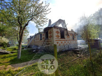 Сгорел дом в поселке Лесной, Фото: 2