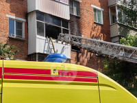 В Заречье пожарные спасли мужчину из горящей квартиры, Фото: 4