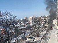 В Пролетарском районе Тулы загорелся микроавтобус, Фото: 4