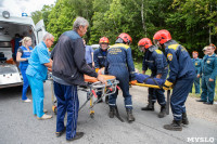 В Туле спасатели, ГИБДД и медики провели крупные учения на трассе, Фото: 26