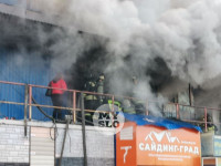 Пожар в кровельном центре на ул. Мосина, Фото: 14