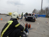 В Туле проходят региональные соревнования среди спасателей по ликвидации последствий ДТП, Фото: 33