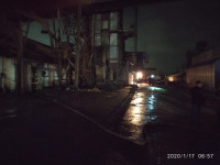 В Ясногорске загорелся склад для хранения зерна, Фото: 6