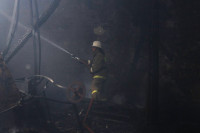 Пожар на хлебоприемном предприятии в Плавске., Фото: 17