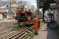 Как идет ремонт трамвайных путей на Демидовской Плотине в Туле: фото, Фото: 7