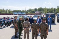 Дмитрий Миляев передал тульским военнослужащим новую партию техники, Фото: 6