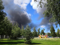 В Алексине произошел крупный пожар, Фото: 3