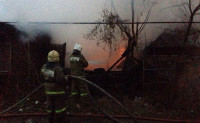 В Пролетарском районе сгорел дом, Фото: 10