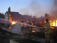 Пожар в Заокском районе, Фото: 2
