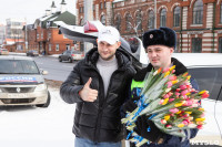 8 марта компания «Автоимпорт» дарила тулячкам-автоледи цветы, Фото: 119
