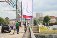 Тулу украсили флагами ко Дню России, Фото: 9