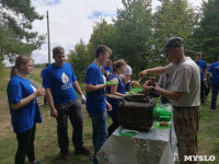 «Экопатруль» в Одоеве навел порядок у памятника конникам генерала Белова, Фото: 11