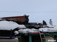 В тульском поселке Плеханово пожар уничтожил половину дома, Фото: 7
