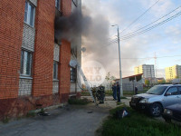 Пожар в общежитии на ул. Фучика, Фото: 20