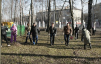Субботник в Комсомольском парке с Владимиром Груздевым, 11.04.2014, Фото: 18