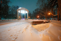 Вечерний снегопад, Фото: 33