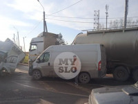Авария с грузовиками в Мясново, Фото: 2