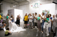  Вышивальный перфоманс: в Туле состоялся финисаж выставки о синтезе моды и современного искусства, Фото: 120