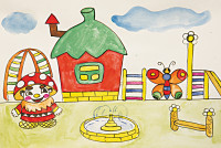 Карина Залётова (6 класс школы №12, Новомосковск):  «Детский городок с фонтаном – это же классно!», Фото: 10