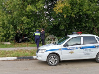 В Туле умерший водитель протаранил забор, Фото: 2