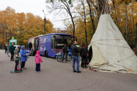 В Центральный парк Тулы приехал мультимедийный автобус-музей «Каникулы в Арктике», Фото: 17