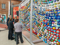 Фестиваль «Шар-папье»: Тульский кремль украсили огромные новогодние бусы, Фото: 81