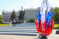 Тулу украсили флагами ко Дню России, Фото: 6