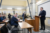 Андрей Дубровский встретился со студентами Военного учебного центра им. Тульского рабочего полка, Фото: 73