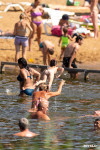 Жара в Туле: туляки спасаются от зноя на пляже в Центральном парке, Фото: 66