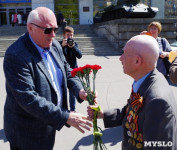Тульский ветеран и боевое знамя в Москве. 7.05.2015, Фото: 1